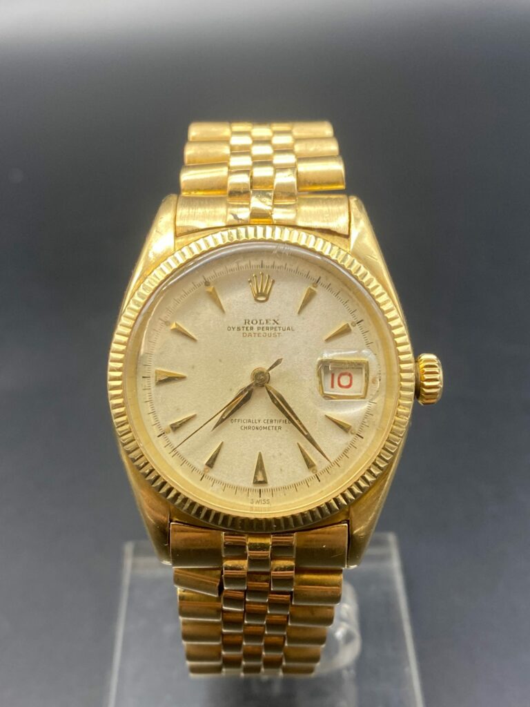 Datejust 36 Vintage Bubbleback 18K ref 6305