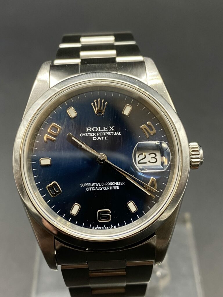 Rolex Oyster Perpetual Bleu ref 15200