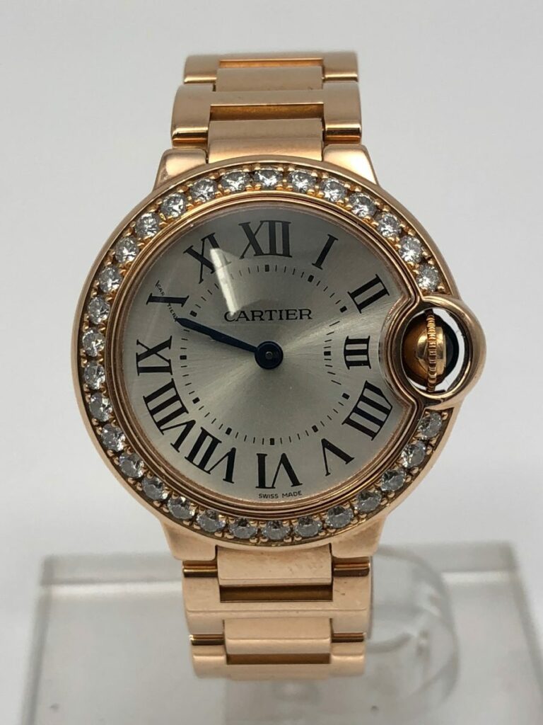 Cartier Ballon Bleu 28MM Gold 3007 Paper Service 2019