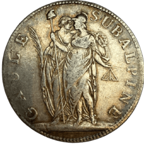 ECU 5 FRANCS ARGENT L'AN 10 — photo 2