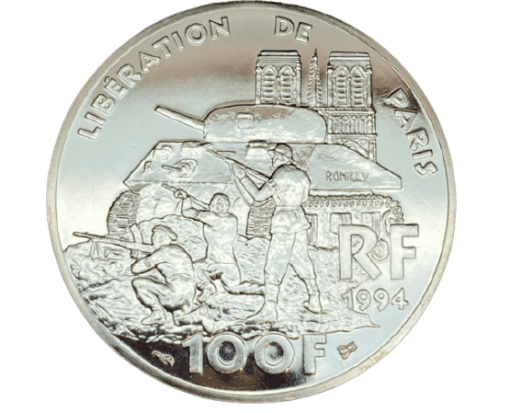 100 FRANCS ARGENT LIBERATION DE PARIS ESSAI