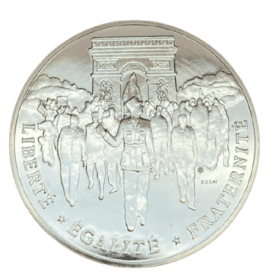 100 FRANCS ARGENT LIBERATION DE PARIS ESSAI — photo 2