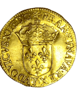 MONNAIE ROYALE ECU D’OR (LOUIS XIII) 1634 B