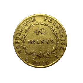 40 FRANCS OR NAPOLEON AN 14 A — photo 2