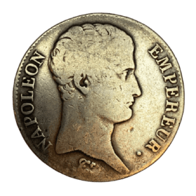 ECU 5 FRANCS ARGENT NAPOLEON AN 13 A — photo 1