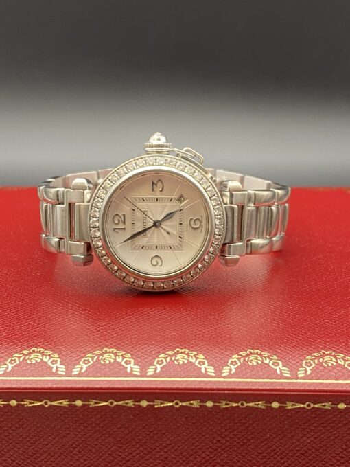 Cartier Pasha diamonds ref 2528 Or 18K