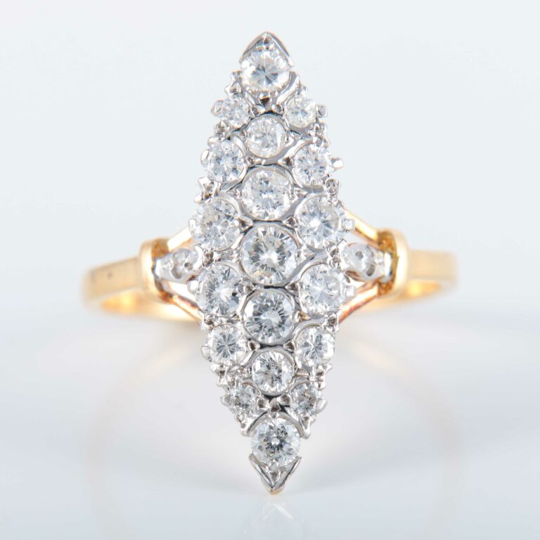 BAGUE MARQUISE DIAMANT