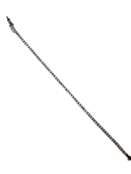 Bracelet tennis rivière de diamants or 18k (environ 1 carat)