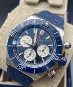 Breitling super Chronomat B0144 bleu neuf