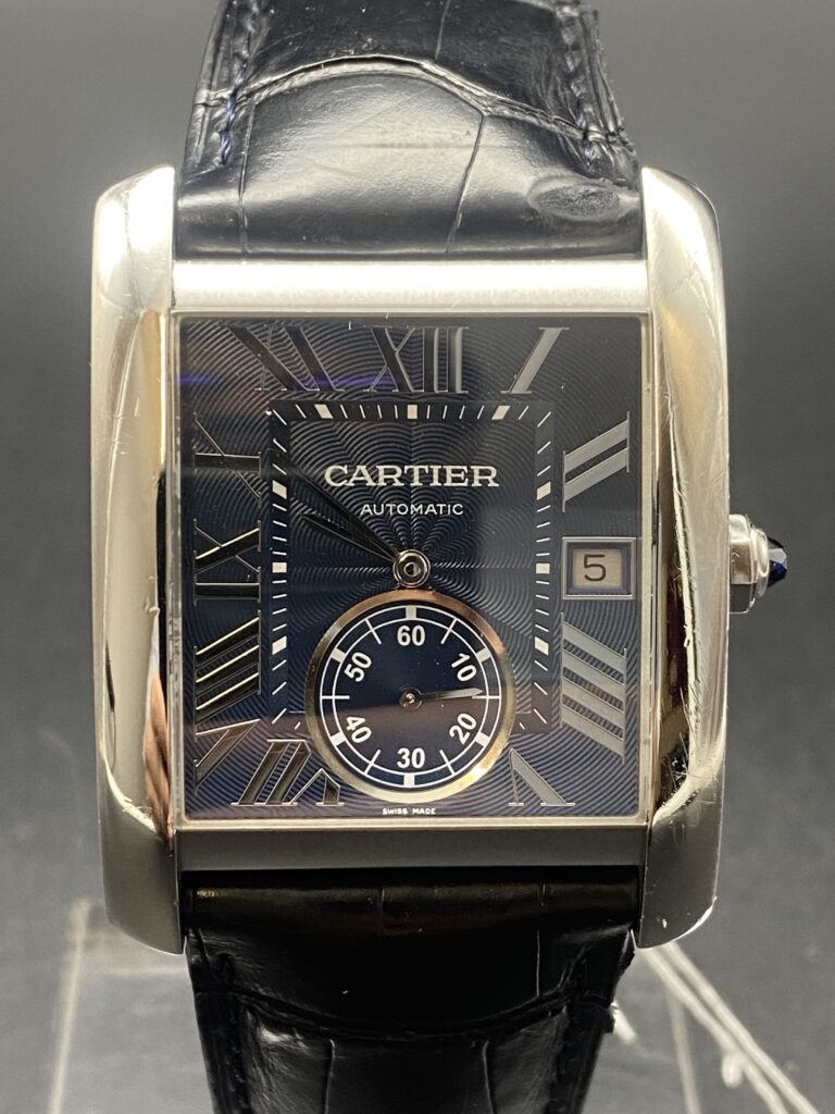 Cartier Tank Mc 3589 Cadran Bleu