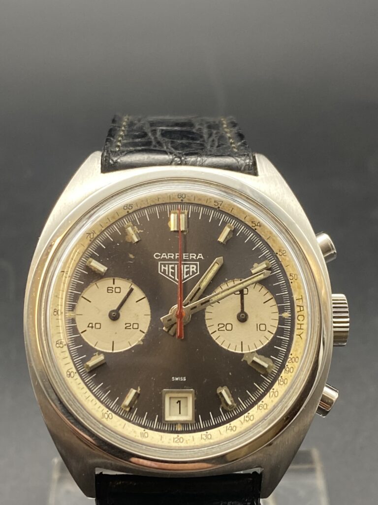 Heuer Carrera 7853 N Valjoux 7734 Vintage