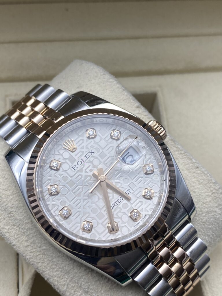 Rolex Datejust ref 116231 Diamants 2013 Full Set