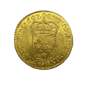 LOUIS D'OR A L'ECU LOUIS XIV 1693 9 — photo 2