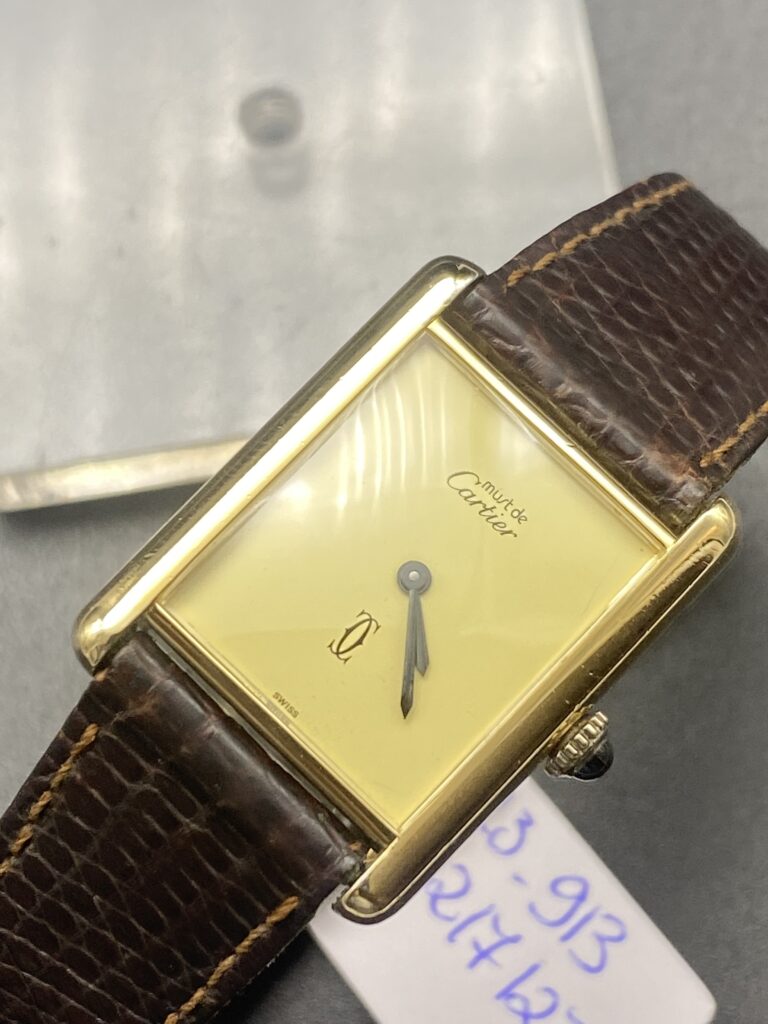Cartier Tank Vermeil 590005 Champagne