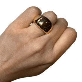 BAGUE CARTIER "NOUVELLE VAGUE" OR JAUNE 18K (T.56) — photo 2