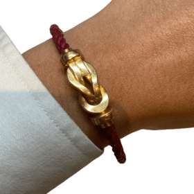 BRACELET FRED CHANCE INFINIE GM OR ROSE 18K (T.19) — photo 5