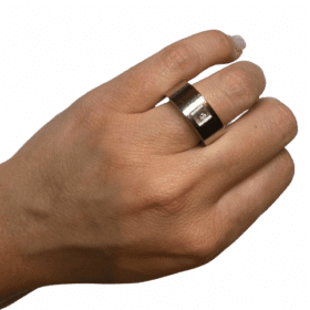 BAGUE CHOPARD HAPPY DIAMOND OR 18K DIAMANT (T.52) — photo 6