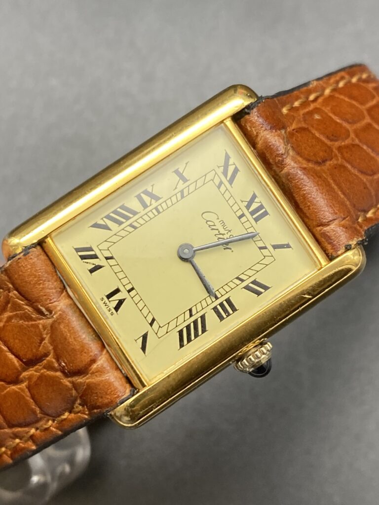 Cartier Tank Vermeil Mécanique 1990