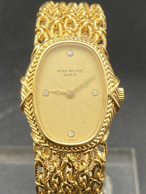 Patek Philippe A Ladies 18ct Gold And Diamond Ladies Wrist Watch Ref. 4505/1