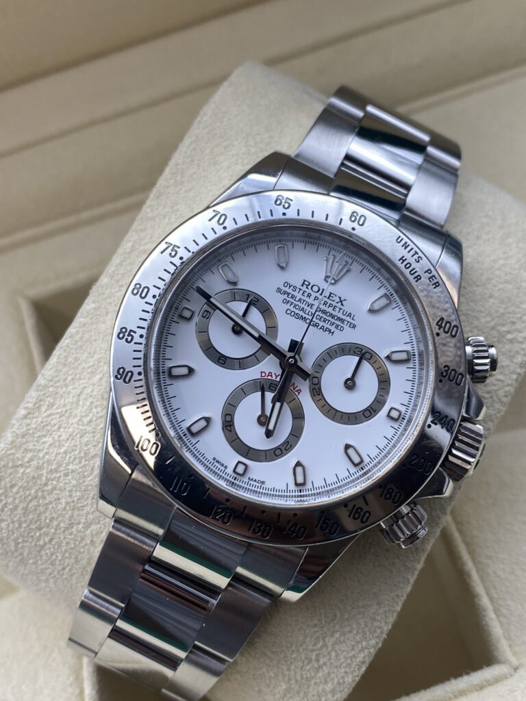 Rolex Daytona ref 116520 Cadran Blanc Full Set 2014