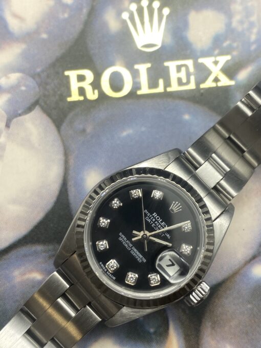 Rolex Lady-Datejust 69174 BLACK DIAMANTS