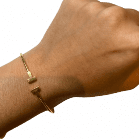 BRACELET TIFFANY & CO TIFFANY T WIRE ETROIT OR JAUNE 18K (T.L) — photo 3