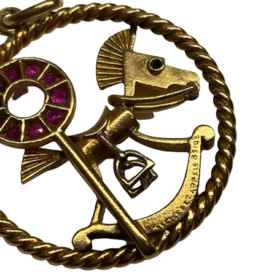 PENDENTIF VAN CLEEF & ARPELS "CHEVAL A BASCULE" — photo 3
