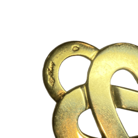 PENDENTIF POIRAY "COEUR ENTRELACE" GM OR 18K — photo 3