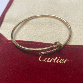 BRACELET CARTIER JUSTE UN CLOU PM OR JAUNE 18K (T.16) — photo 8