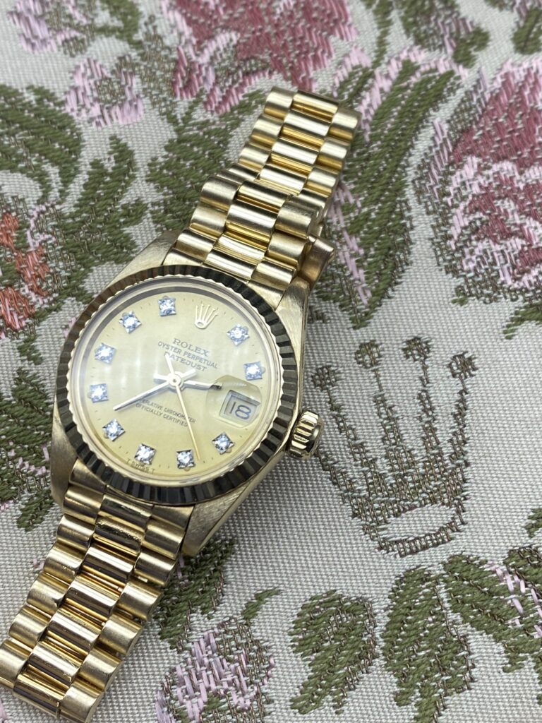 Rolex ref 6917 Full Set de 1981 Index Diamants