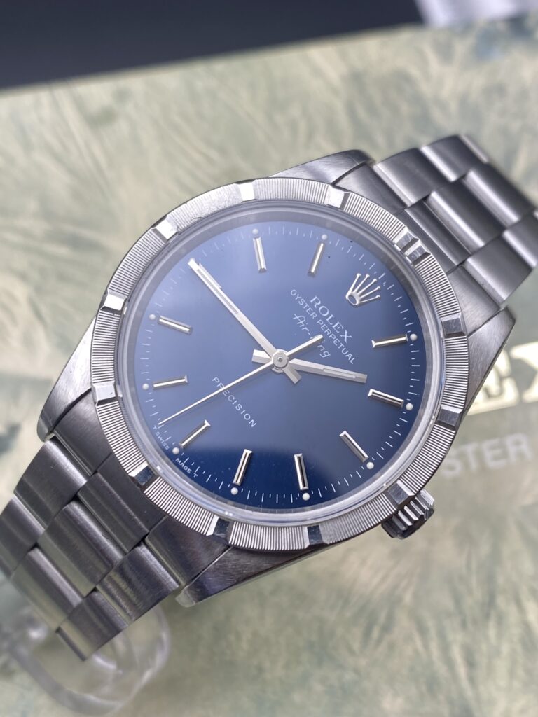 Rolex Air King Bleu ref 14014 Full Set 1994