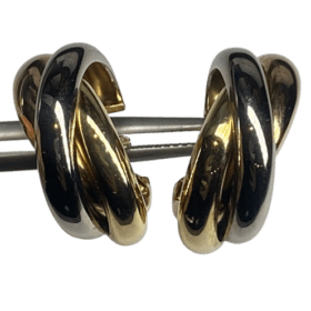 BOUCLES D'OREILLES CARTIER TRINITY OR 18K — photo 5