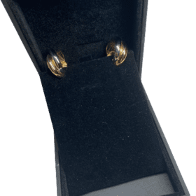BOUCLES D'OREILLES CARTIER TRINITY OR 18K — photo 8