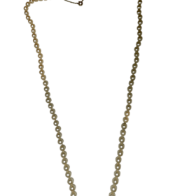 COLLIER DE PERLES DEGRADEES OR 18K (57CM) — photo 5