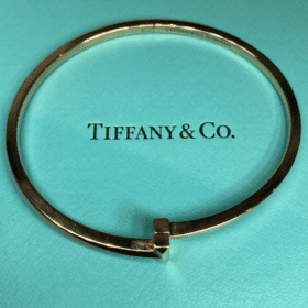 BRACELET TIFFANY&CO TIFFANY T T1 ETROIT OR ROSE 18K — photo 8