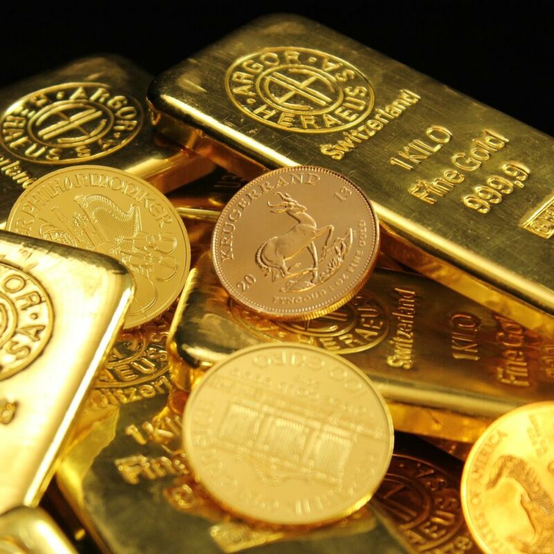 Lingots et pièces d'or rachetés chez Euro Pièces d'Or, 112 rue de Richelieu, Paris 2e