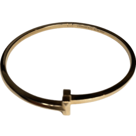 BRACELET TIFFANY&CO TIFFANY T T1 ETROIT OR ROSE 18K — photo 3