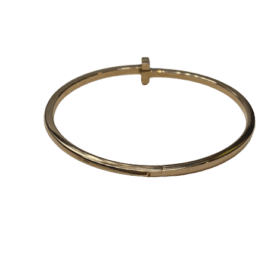 BRACELET TIFFANY&CO TIFFANY T T1 ETROIT OR ROSE 18K — photo 5