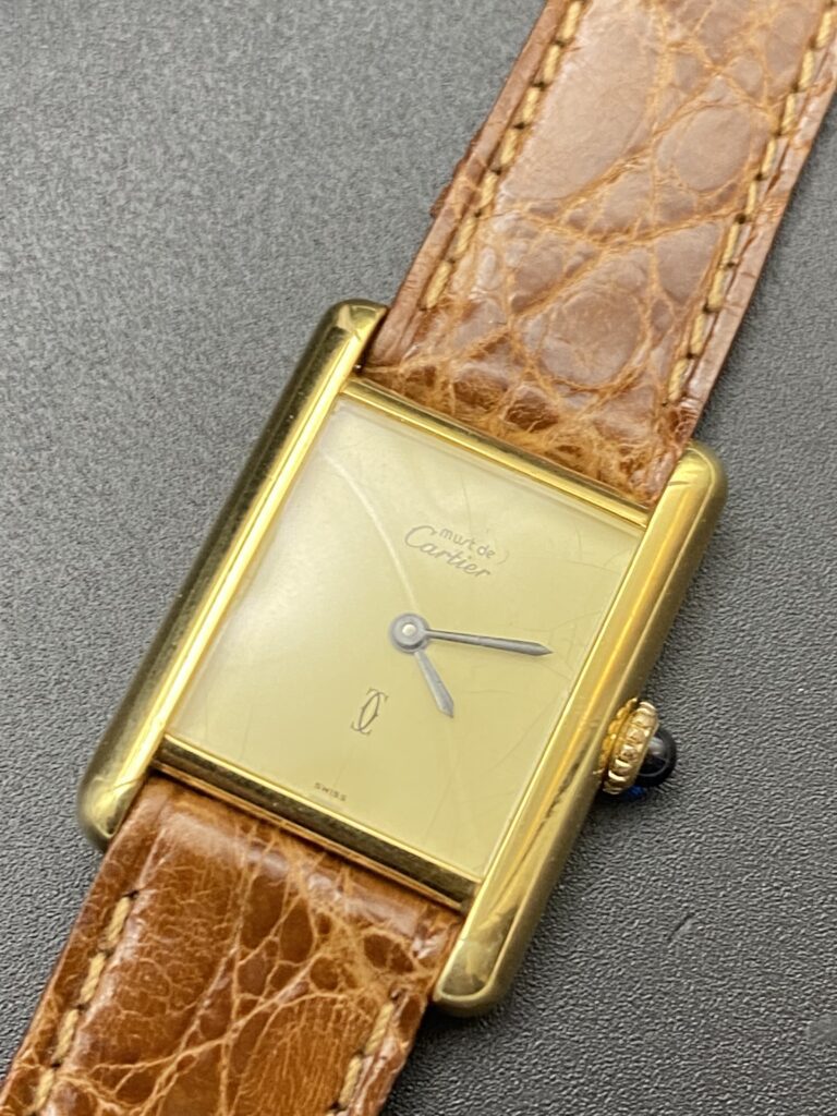 Cartier Tank Vermeil 1990 Mécanique 20MM X28