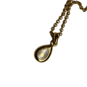 COLLIER CHOPARD HAPPY DIAMONDS OR JAUNE 18K ET DIAMANT — photo 4