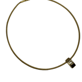 COLLIER RAS DE COU CHOPARD HAPPY DIAMONDS OR 18K ET DIAMANT — photo 1