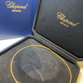 COLLIER RAS DE COU CHOPARD HAPPY DIAMONDS OR 18K ET DIAMANT — photo 7
