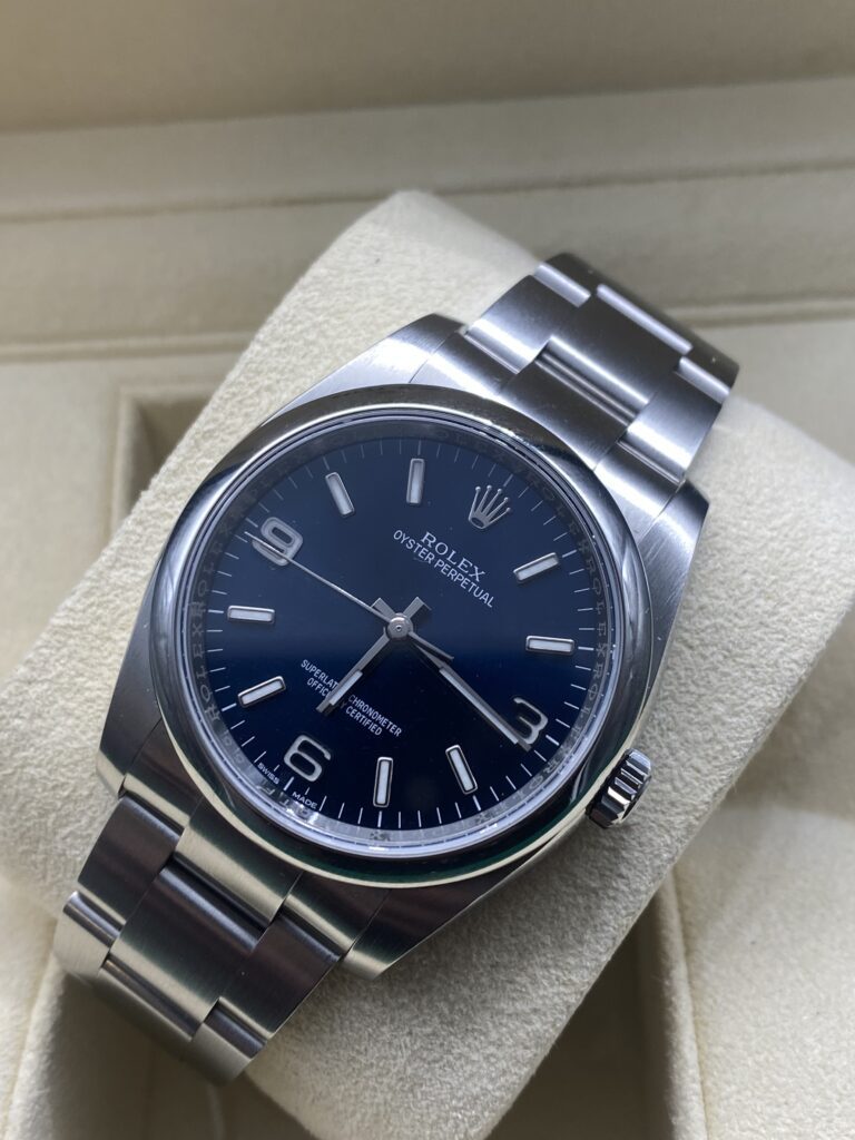 Rolex Oyster Perpetual 36 N°. de réf 116000 Full Set de 2018 Blue