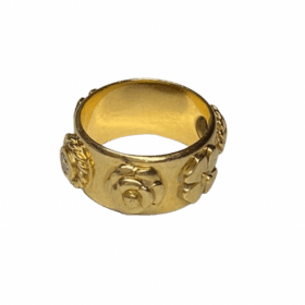 BAGUE CHANEL LES 3 SYMBOLES OR JAUNE 18K ET DIAMANTS (T.49) — photo 1