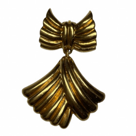 BROCHE PENDENTIF VAN CLEEF & ARPELS OR JAUNE 18K — photo 1
