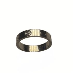 BAGUE CARTIER LOVE PM OR BLANC 18K (T.47) — photo 1