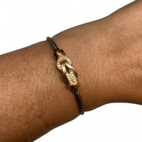 BRACELET FRED CHANCE INFINIE OR ROSE 18K ET DIAMANTS — photo 4