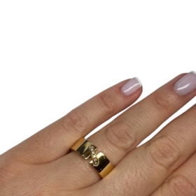 BAGUE CHAUMET LIENS EVIDENCE OR 18K DIAMANTS (T.52) — photo 5