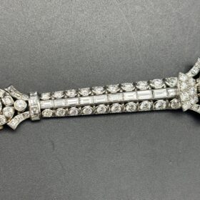 Art deco platine 20 carats diamants — photo 2
