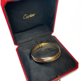 BRACELET CARTIER TRINITY CLASSIQUE 3 ORS 18K — photo 2